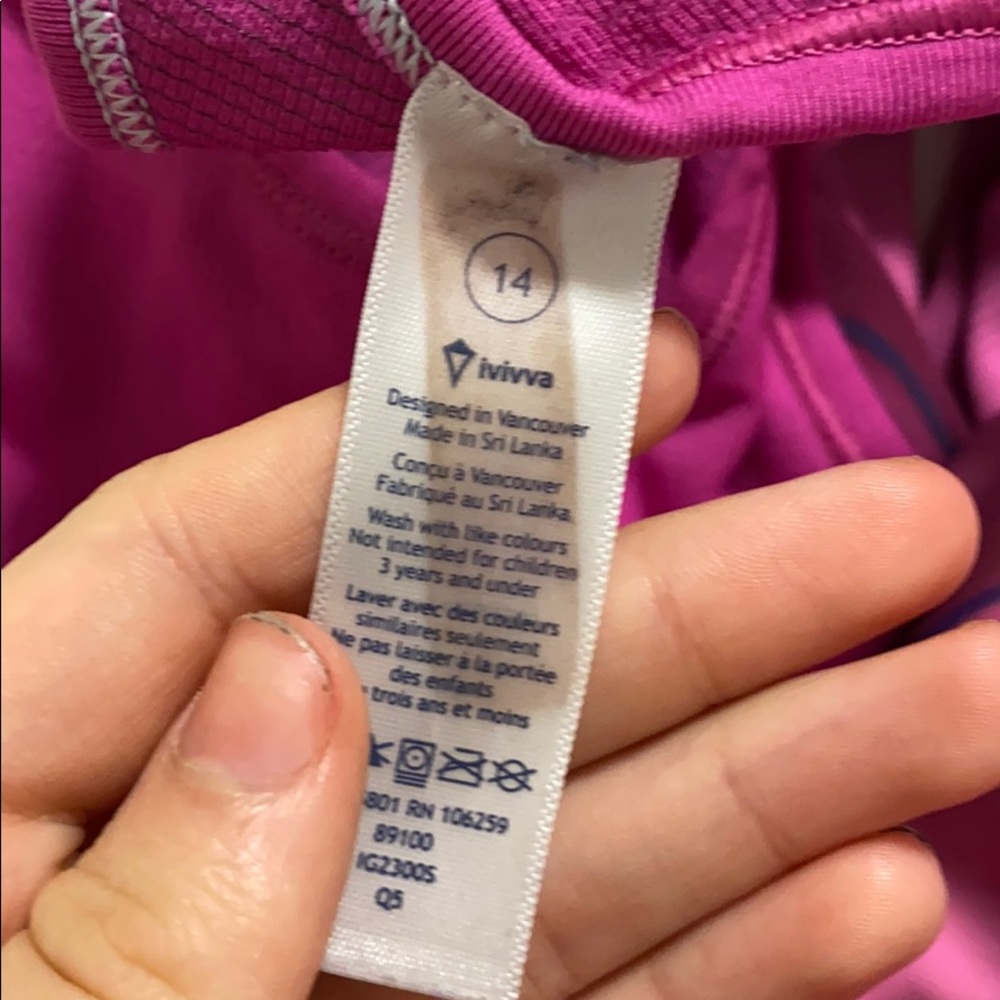 magenta sports bra